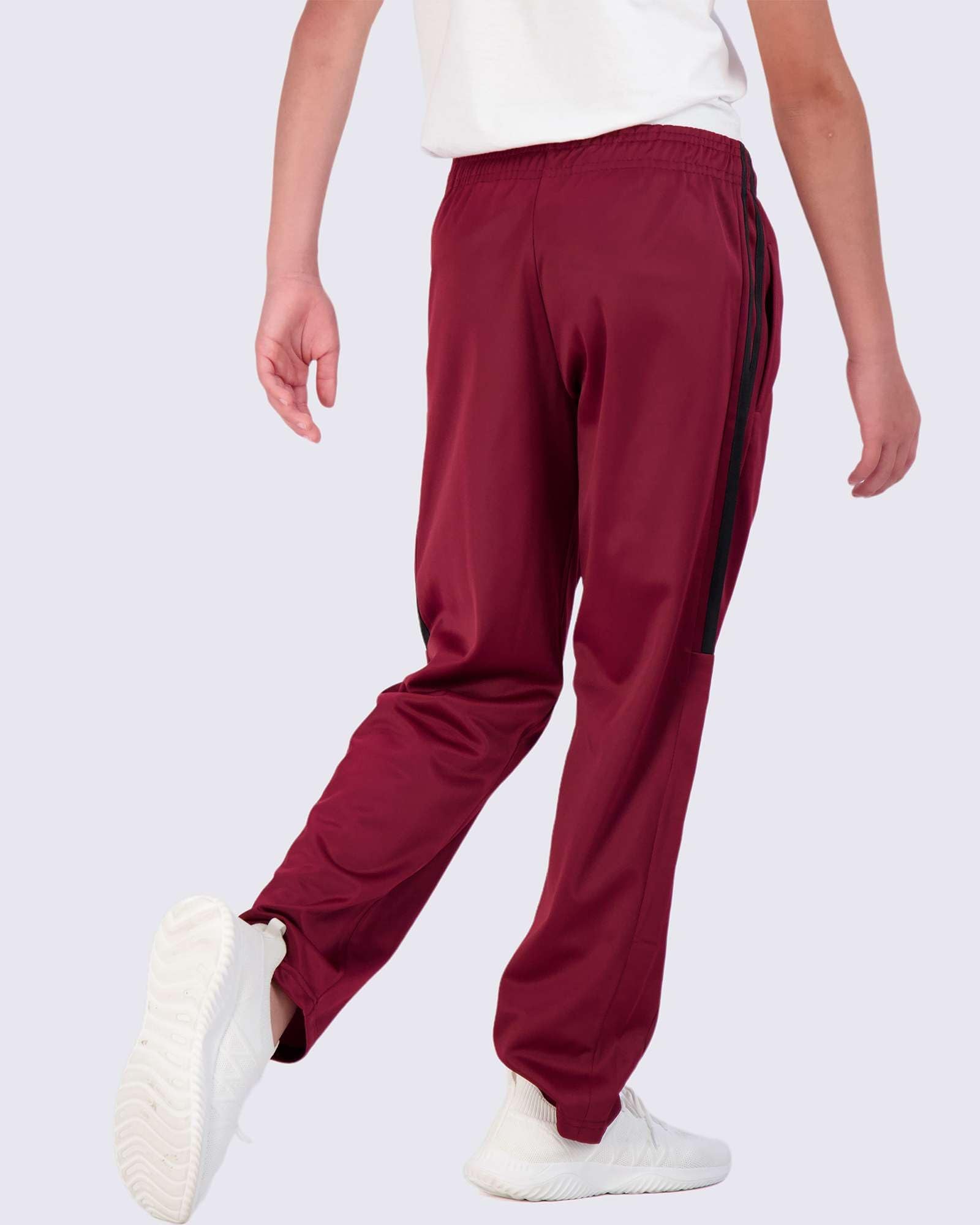 Real Essentials 3 Pack: Boys' Tricot Open Bottom Fleece-Lined Sweatpants.