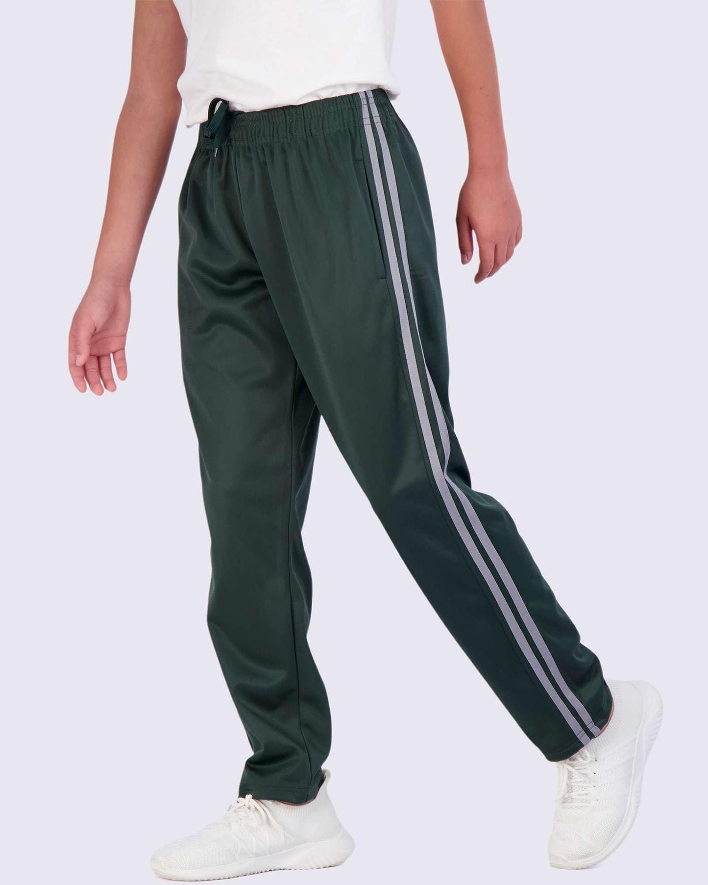 Real Essentials 3 Pack: Boys' Tricot Open Bottom Fleece-Lined Sweatpants.