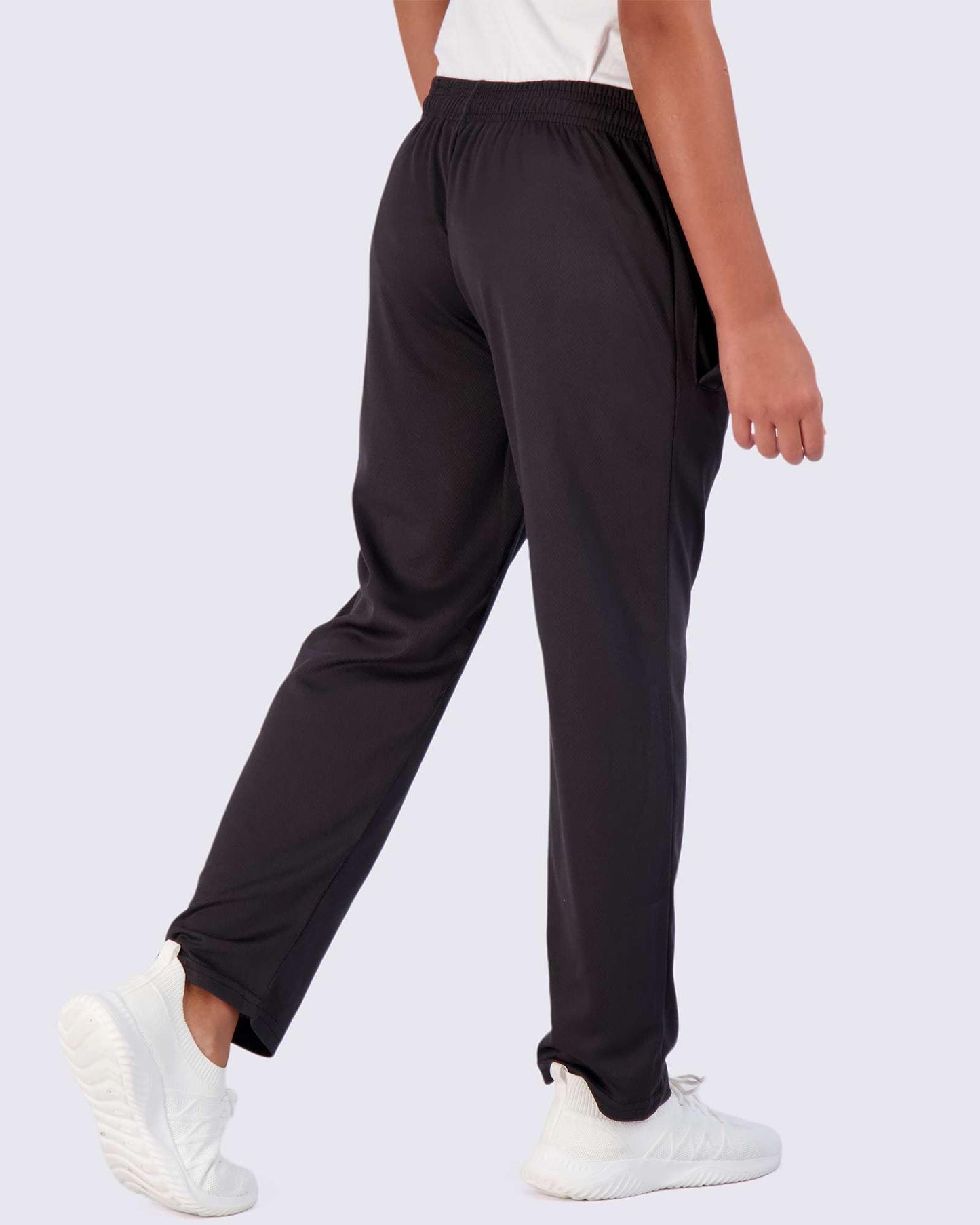 Real Essentials 3 Pack: Boys' Mesh Open Bottom Active Sweatpants 