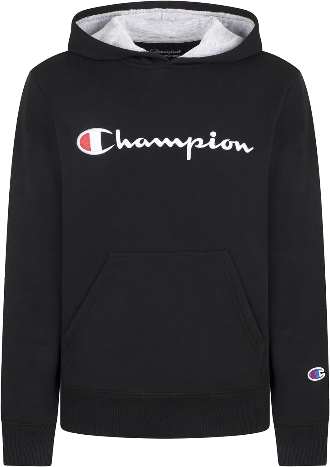 ChampionYouth Powerblend Fleece Hoodie, Signature Black, Small