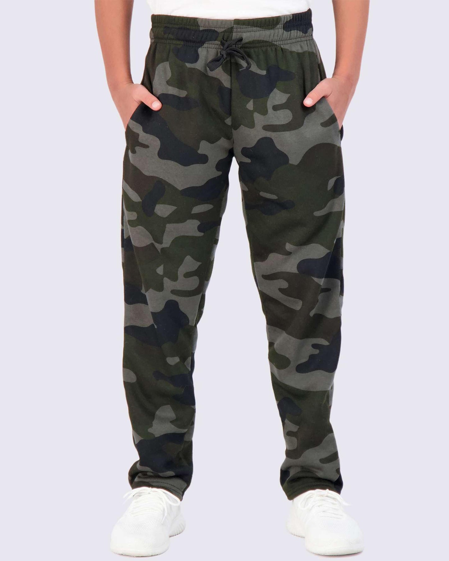 Real Essentials 3 Pack: Boys Tech Fleece Jogger Active Sweatpants with Pockets