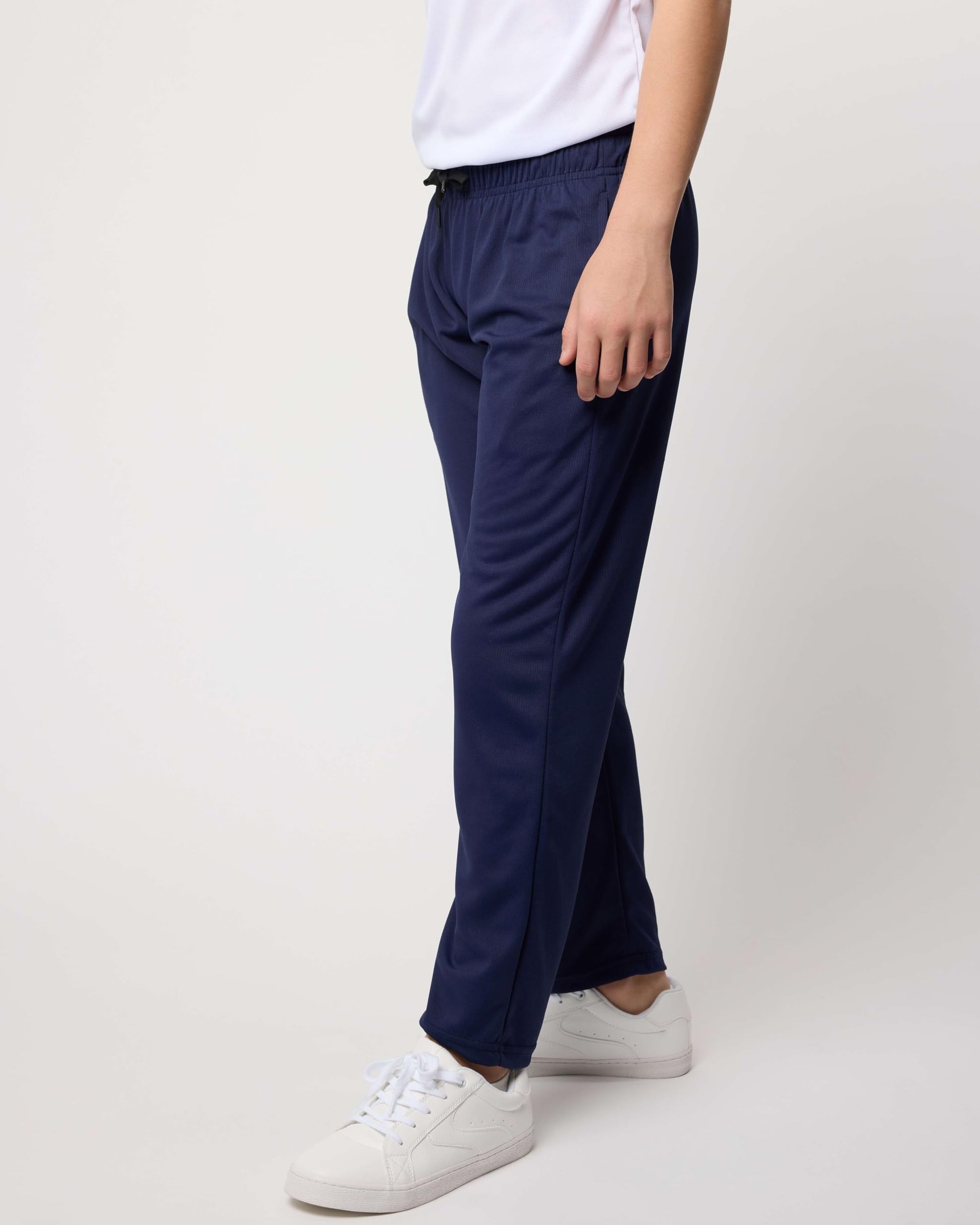 Real Essentials 3 Pack: Boys' Mesh Open Bottom Active Sweatpants with Pockets