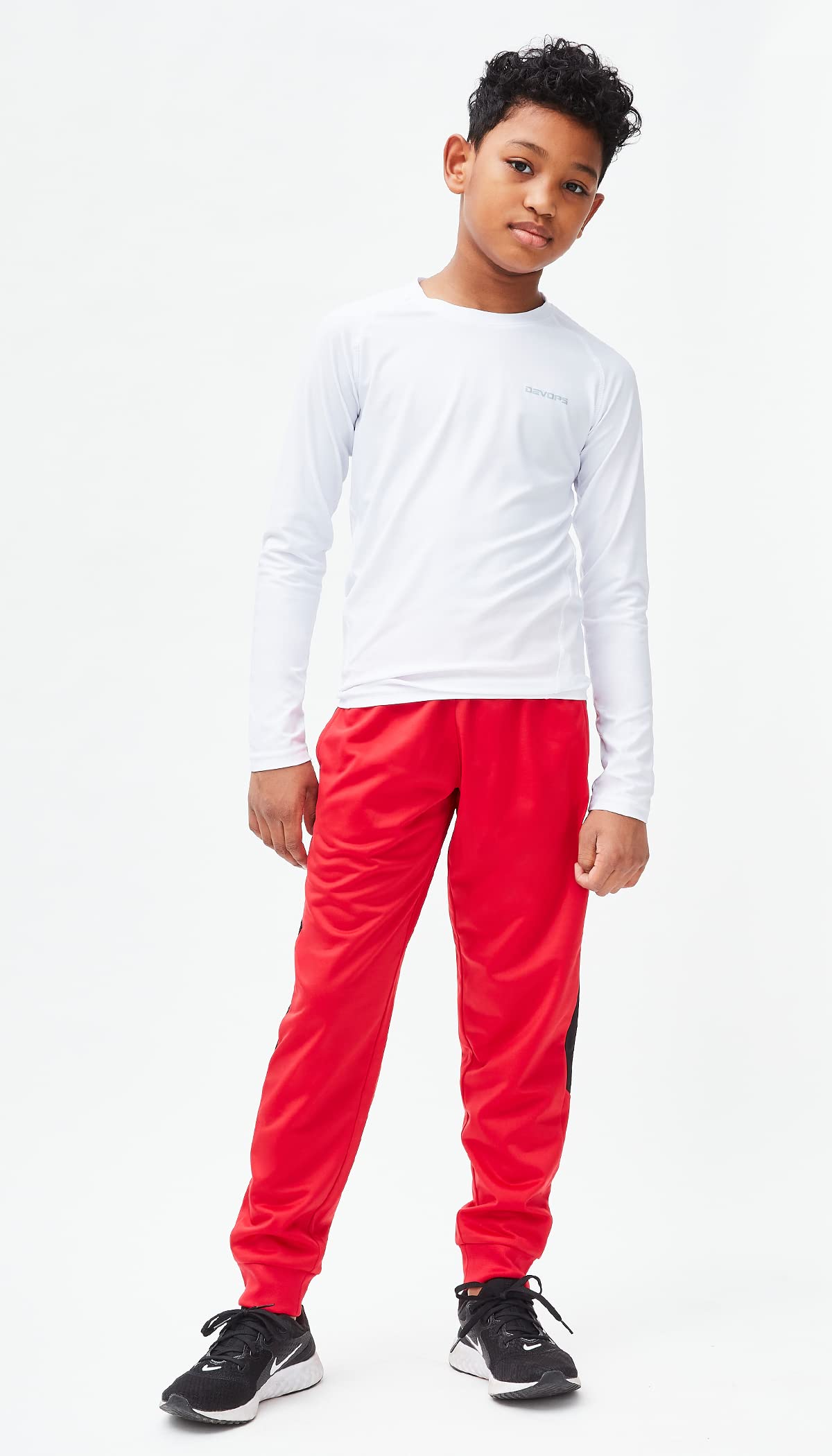 DEVOPS Boys Active Performance Workout Athletic Training Pants 