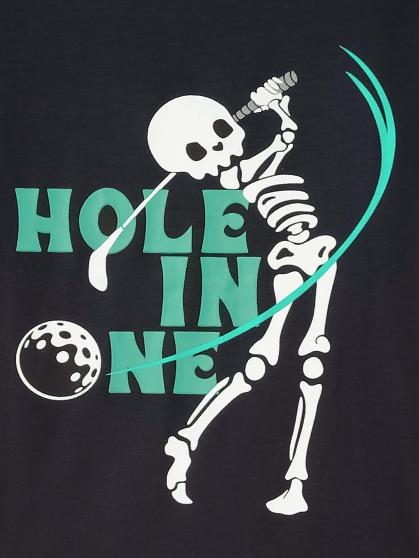 MyFav Big Boys Glow in Dark Skull Pjs Sleepwear Summer Pajama Shorts Sets, Skateboard, 14 Years