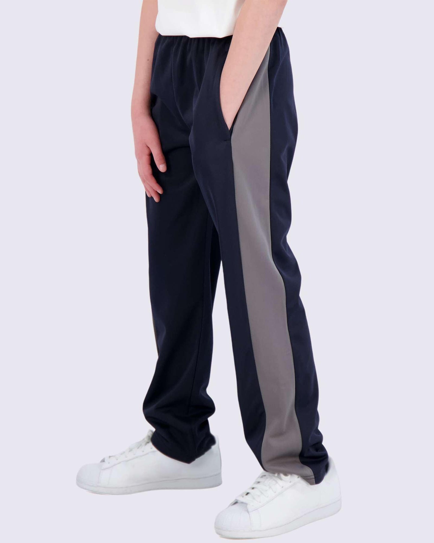 Real Essentials 3 Pack: Boys' Tricot Open Bottom Fleece-Lined Sweatpants with Pockets