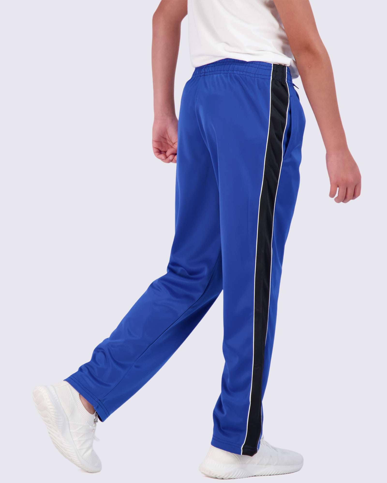 Real Essentials 3 Pack: Boys' Tricot Open Bottom Fleece-Lined Sweatpants.