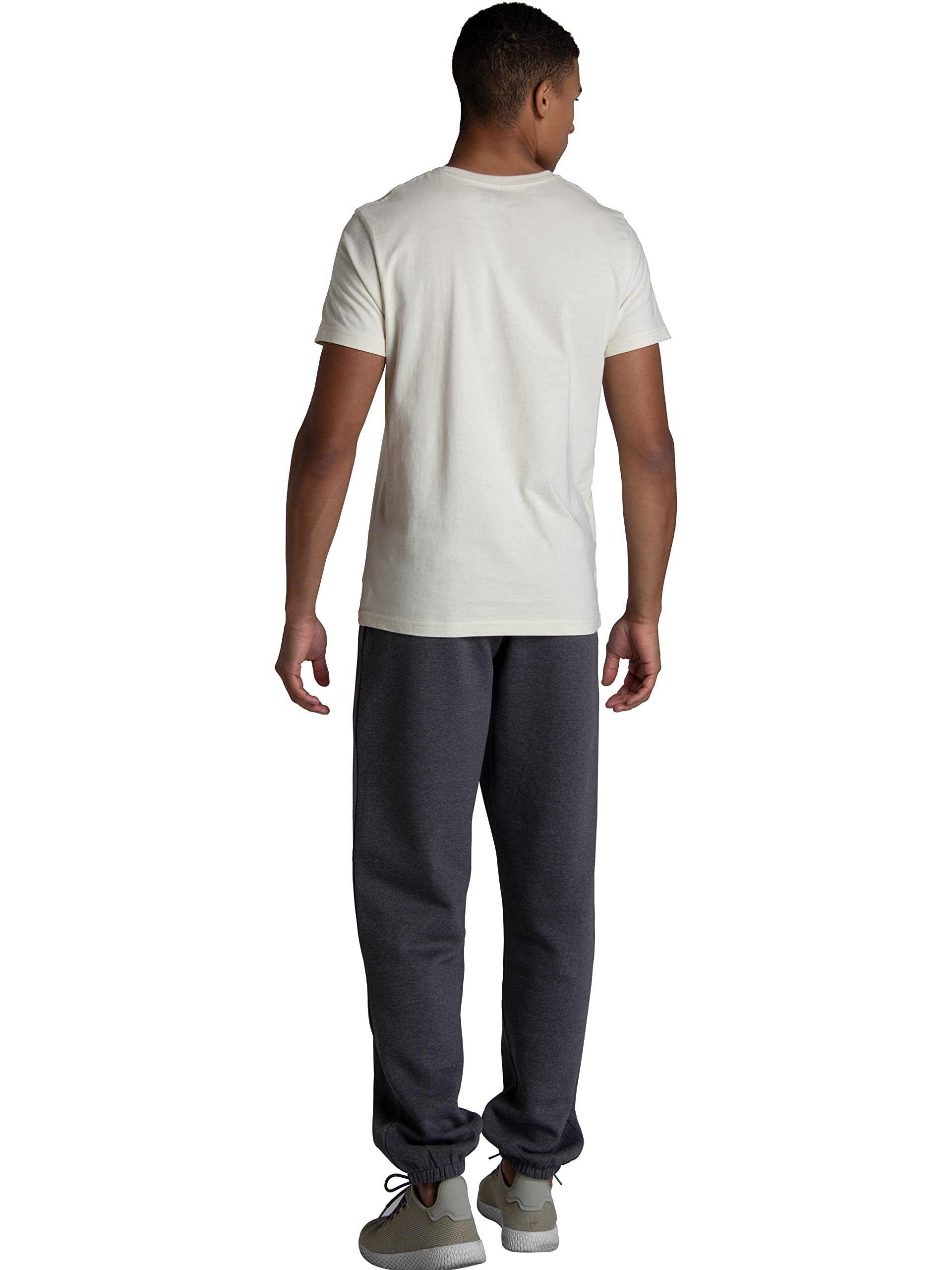 Fruit Of The Loom Mens Eversoft Fleece Elastic Bottom With Pockets, Relaxed Fit, Moisture Wicking, Breathable Sweatpants, Black, X-Large US