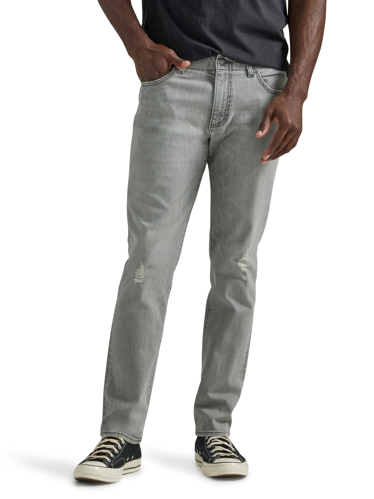 Lee Men's Extreme Motion Straight Taper Jean Cougar 34W x 30L