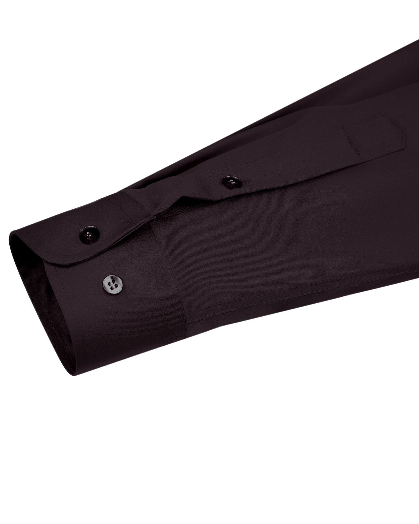 J.VER Men's Dress Shirts Solid Long Sleeve Stretch Wrinkle-Free Formal Shirt Business Casual Button Down Shirts White