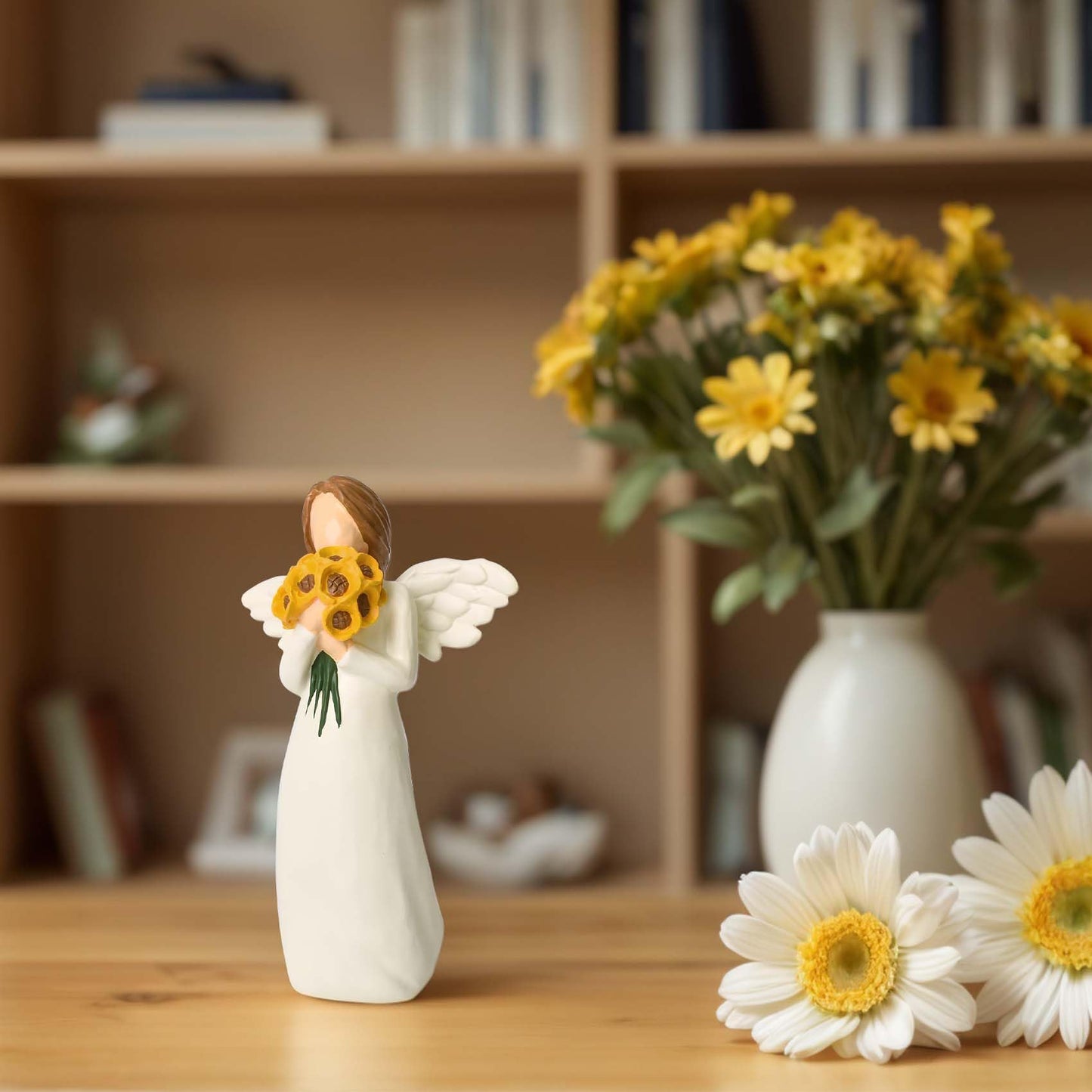 CUNTAUK Guardian Angel Statue, Healing Angel Figurines for Women.