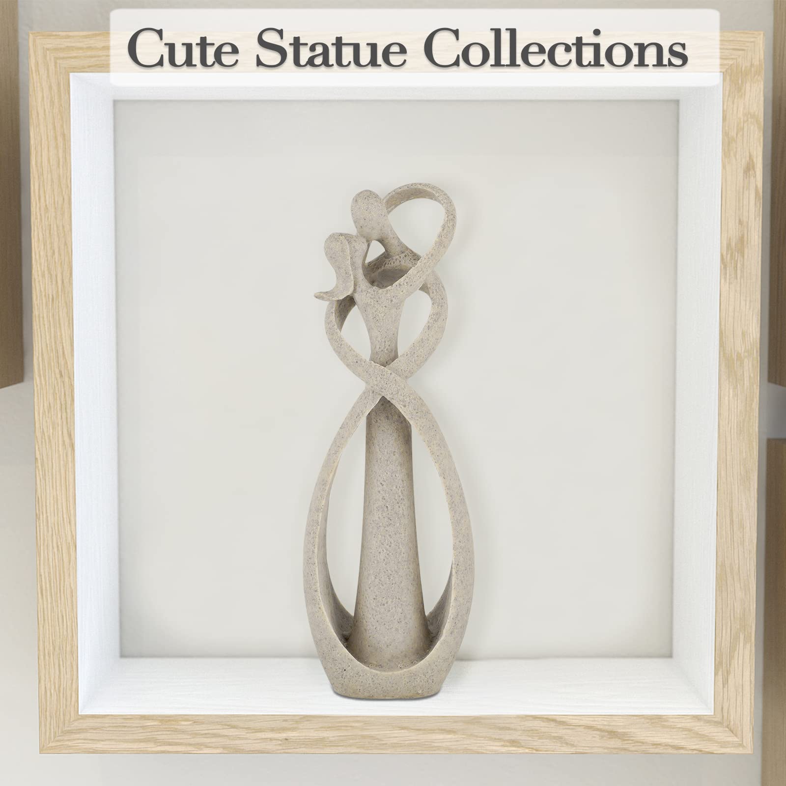 Trycooling Kissing Lovers Statue Abstract Sculpture Resin Statues 