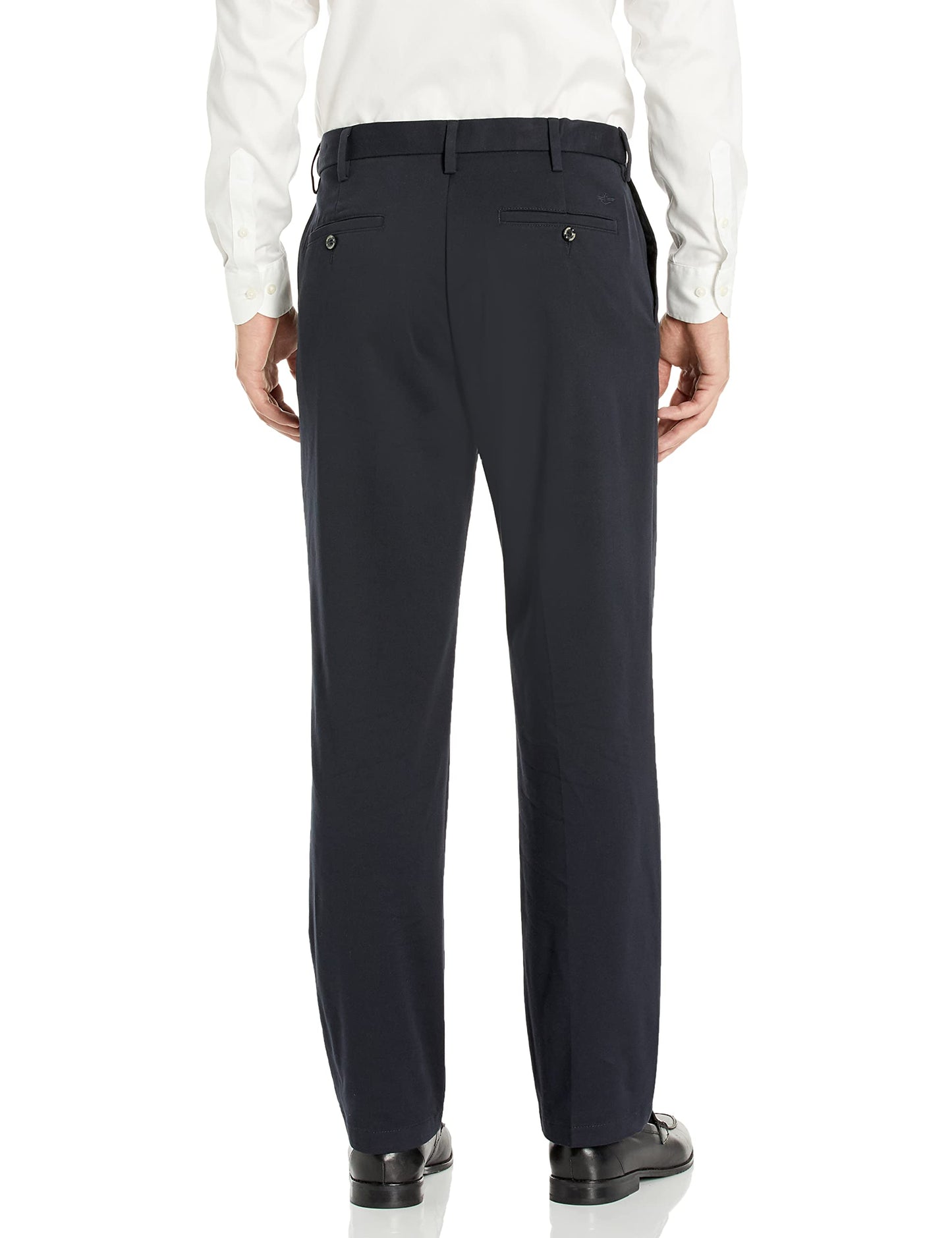 Dockers Men's Relaxed Fit Comfort Pants, British Khaki, 34W x 29L