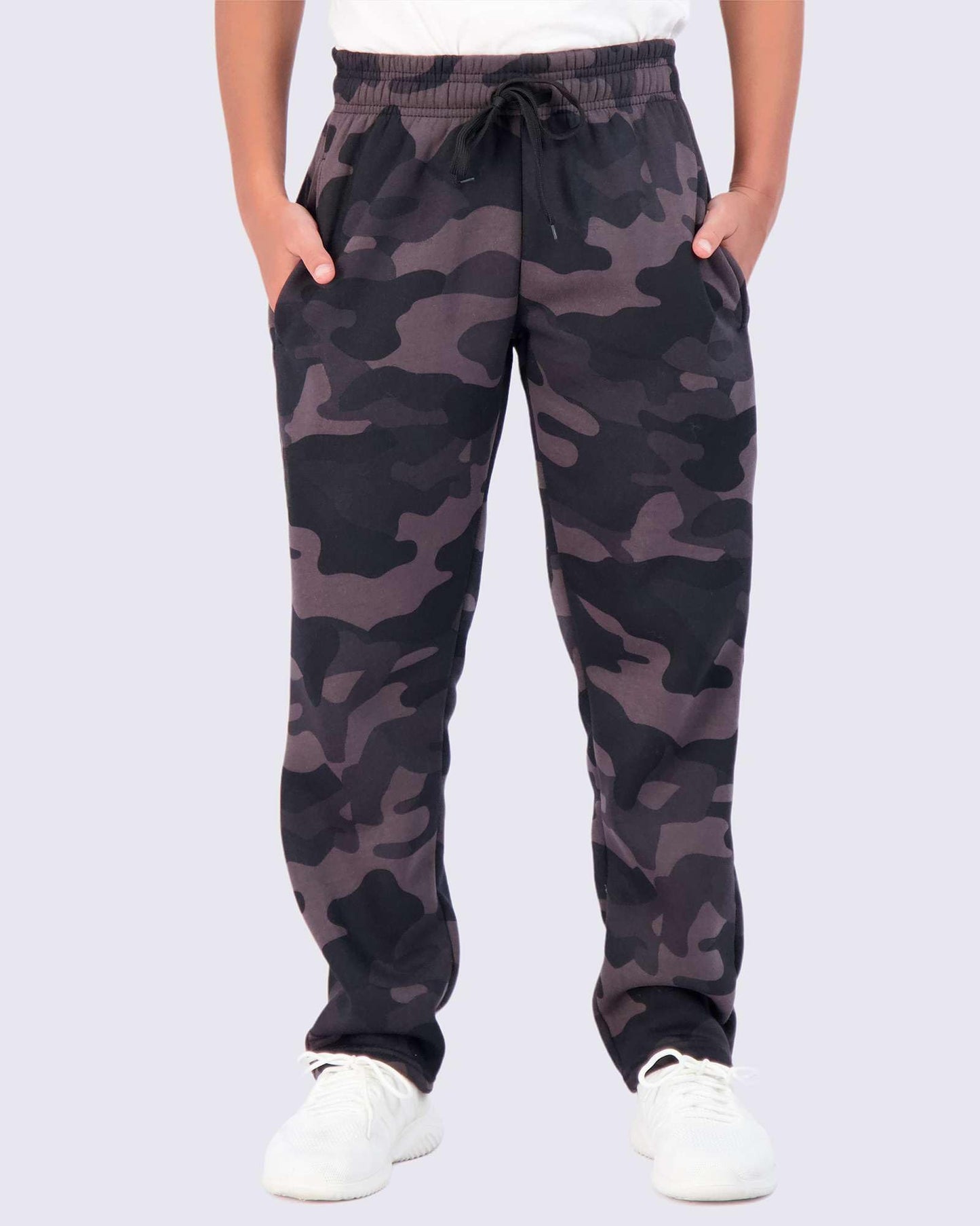 Real Essentials 3 Pack: Boys Tech Fleece Jogger Active Sweatpants with Pockets