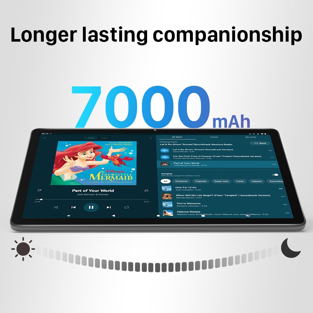 ApoloMedia 11" Tablet, 2025 Android 15 with Octa-core Processor, 8GB+128GB, 1TB Expandtion, 7000mAh Battery, HD IPS Large tableta,WiFi 6&BT5.0, Support GMS (Black, Case not Included)