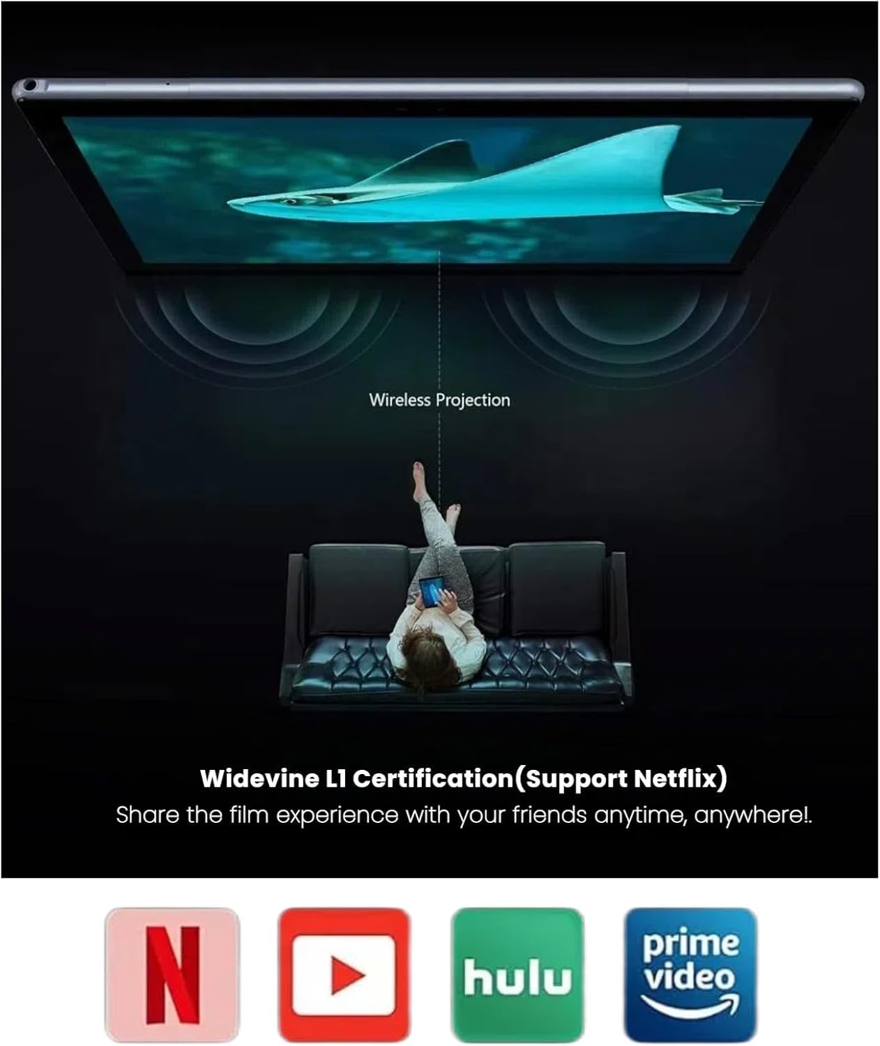 11 Inch Tablet Android 14 Tablets, 2024 New GMS Certified, Octa Core Tablet PC with Keyboard/Mouse/Case12GB RAM 128GB ROM 1TB Expand, 8000mAh, Fast Charging, 5GWiFi, BT5.0, FM, GPS (Black)