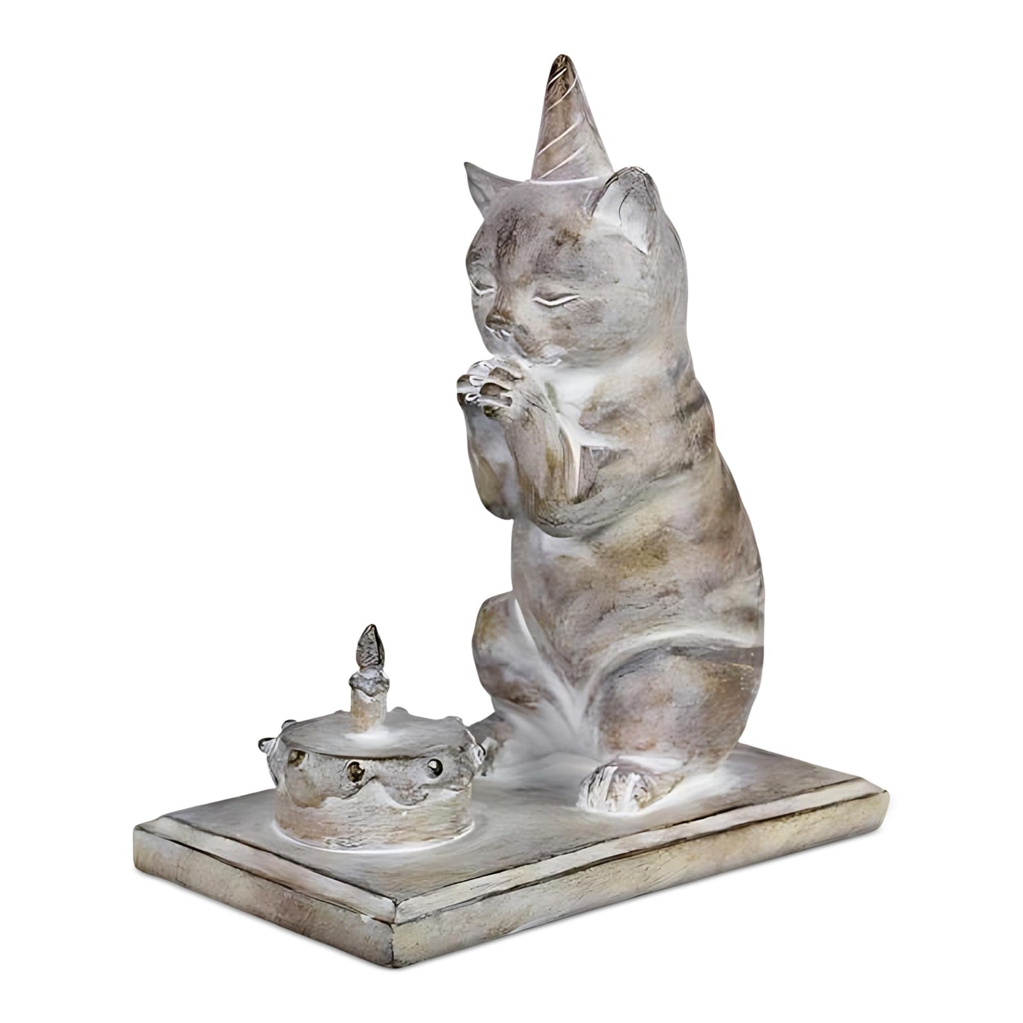 Young's Inc. Cat Figurine - Cute Cat Statue 