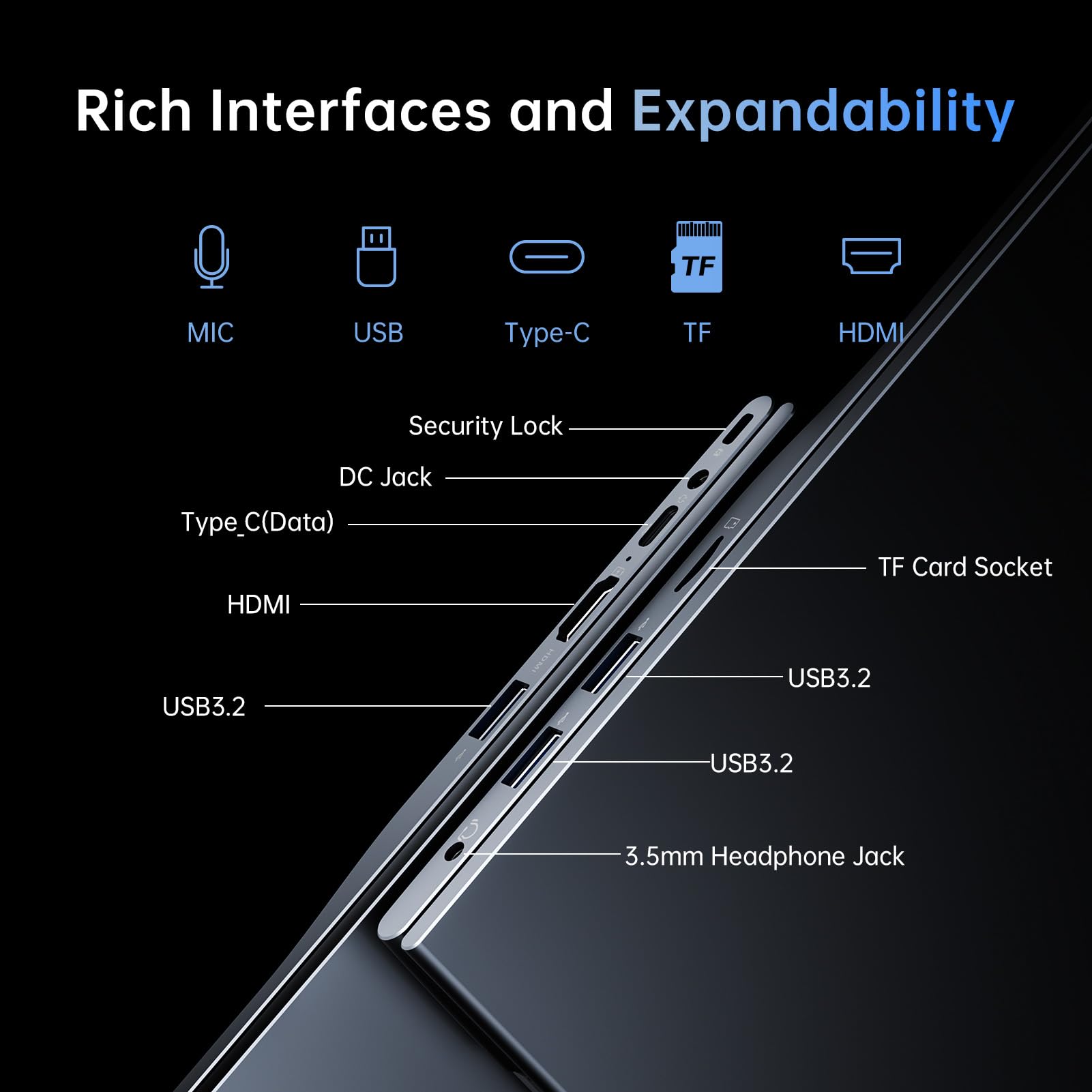 ACEMAGIC Laptop, 15.6-inch Windows 11 Pro Laptop with Intel N97 Processor, 8GB DDR4 RAM, 256GB SSD, 1080P FHD Display, WiFi 5, Bluetooth 5.0, USB 3.2, Type-C Port, 38Wh Long-Lasting Battery