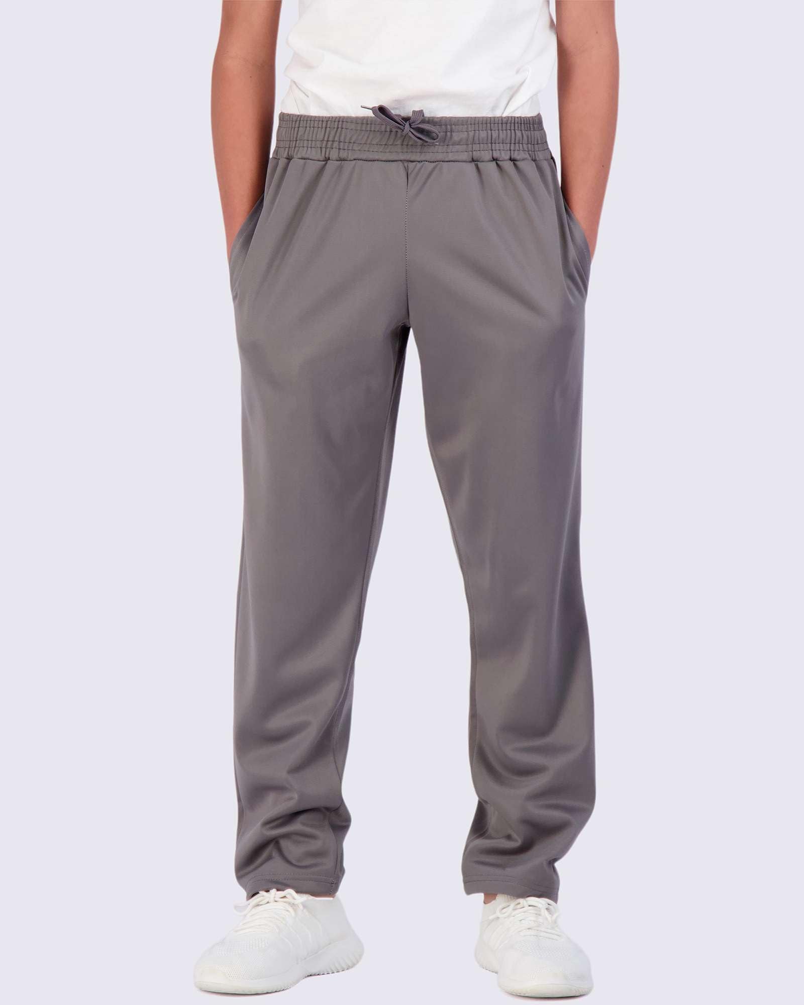 Real Essentials 3 Pack: Boys' Tricot Open Bottom Fleece-Lined Sweatpants.