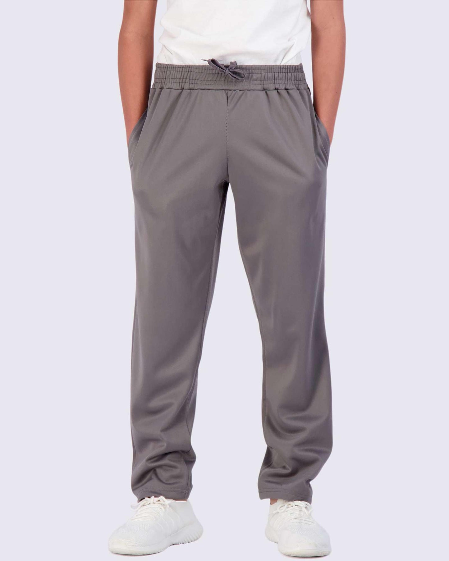 Real Essentials 3 Pack: Boys' Tricot Open Bottom Fleece-Lined Sweatpants with Pockets