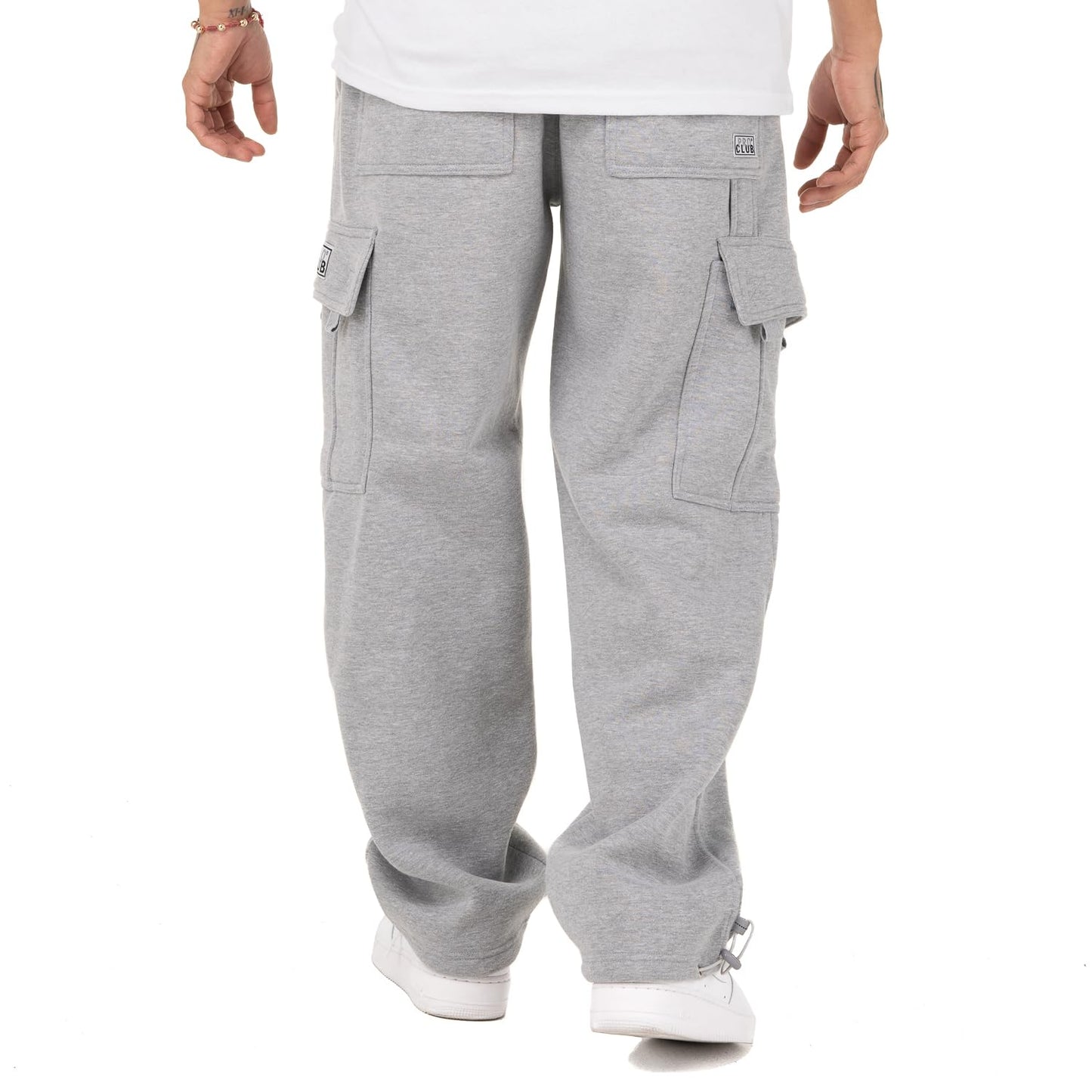 Pro Club Men's Heavyweight Fleece Cargo Pants, 3X-Large, Charcoal