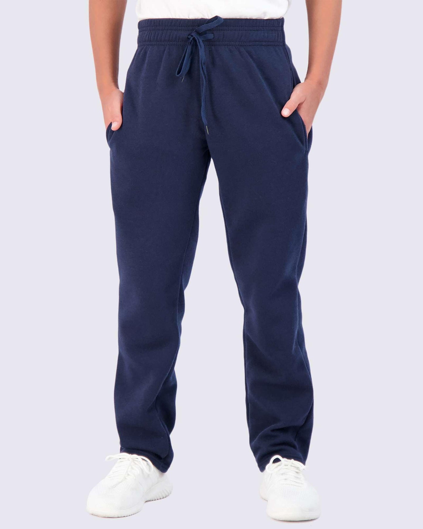 Real Essentials 3 Pack: Boys Tech Fleece Jogger Active Sweatpants with Pockets