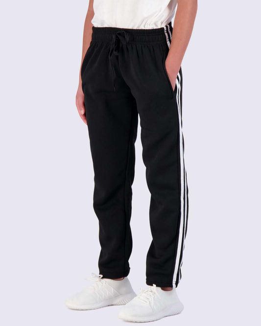 Real Essentials 3 Pack: Boys Tech Fleece Jogger Active Sweatpants with Pockets