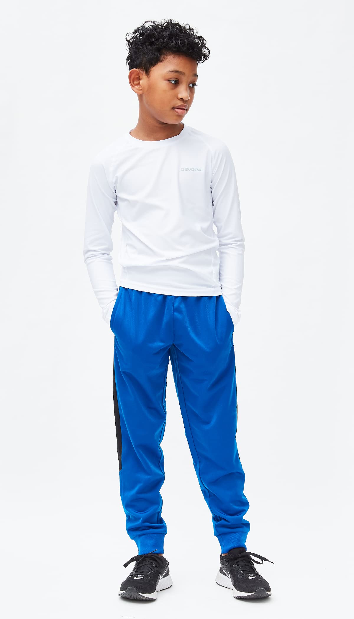 DEVOPS Boys Active Performance Workout Athletic Training Pants 