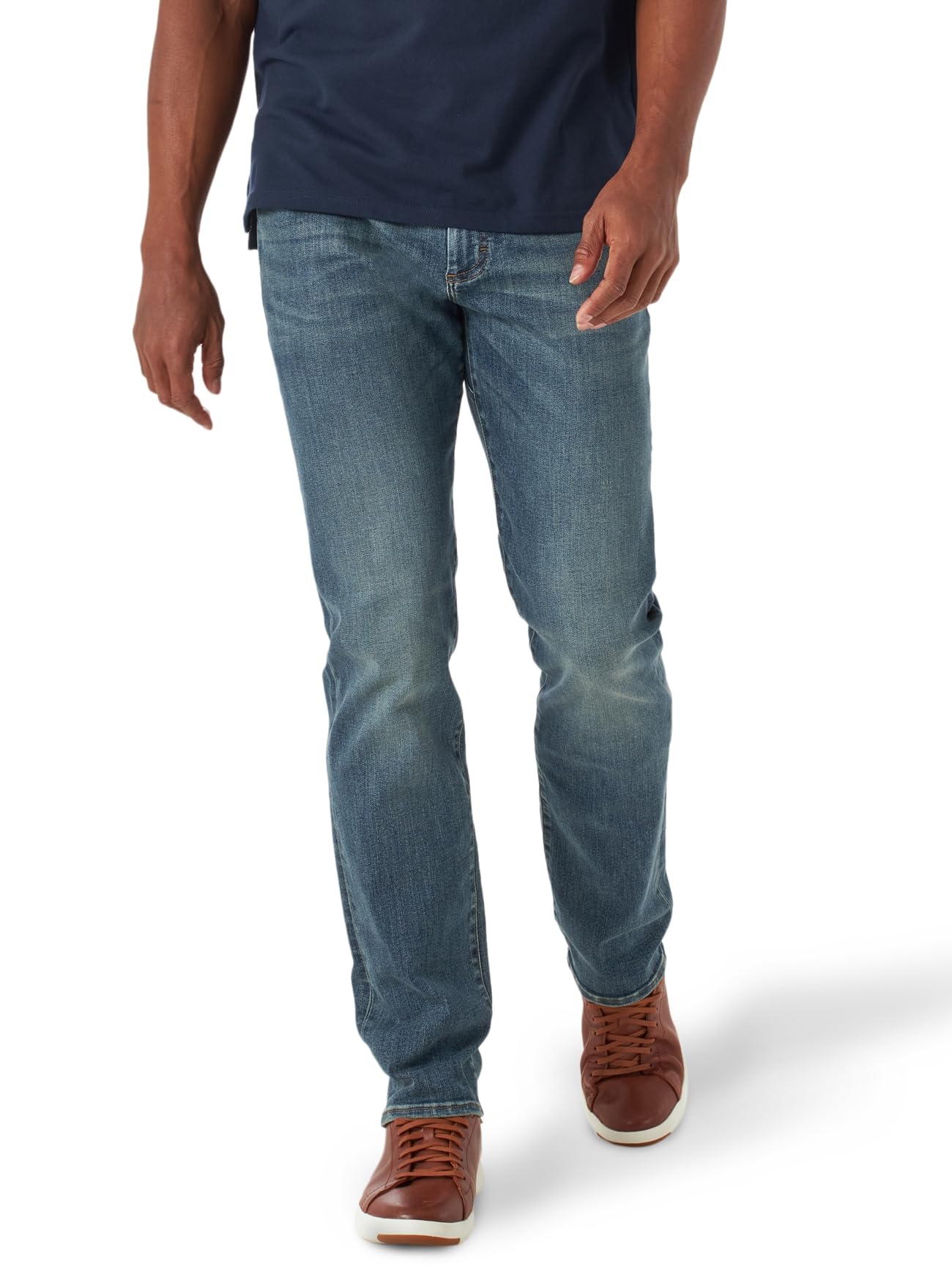 Lee Men's Extreme Motion Straight Taper Jean Cougar 34W x 30L