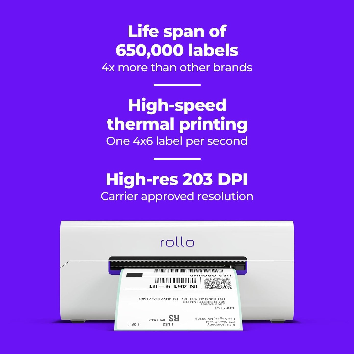 Rollo Wireless Shipping Label Printer