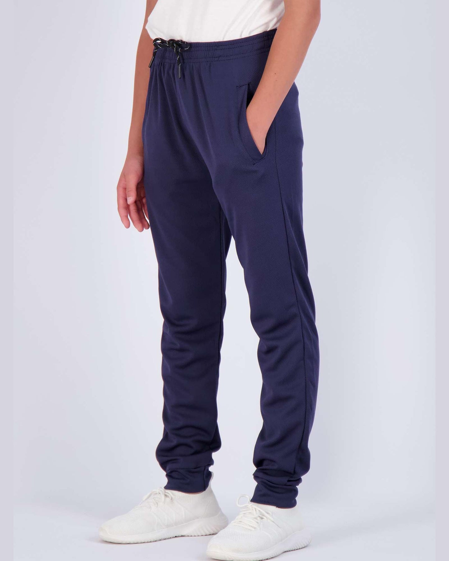 Real Essentials 3) Pack: Boy's Mesh Active Athletic Casual Jogger Sweatpants with Pockets .