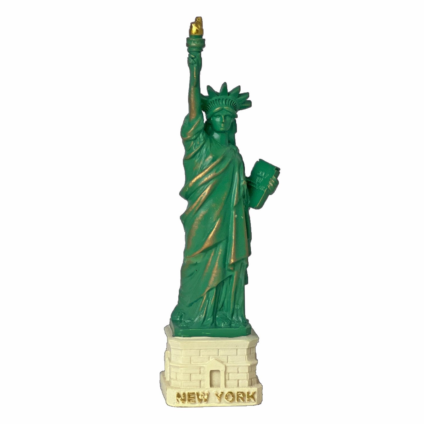 Mini Statue of Liberty Figurine with Copper Tint; Statue of Liberty