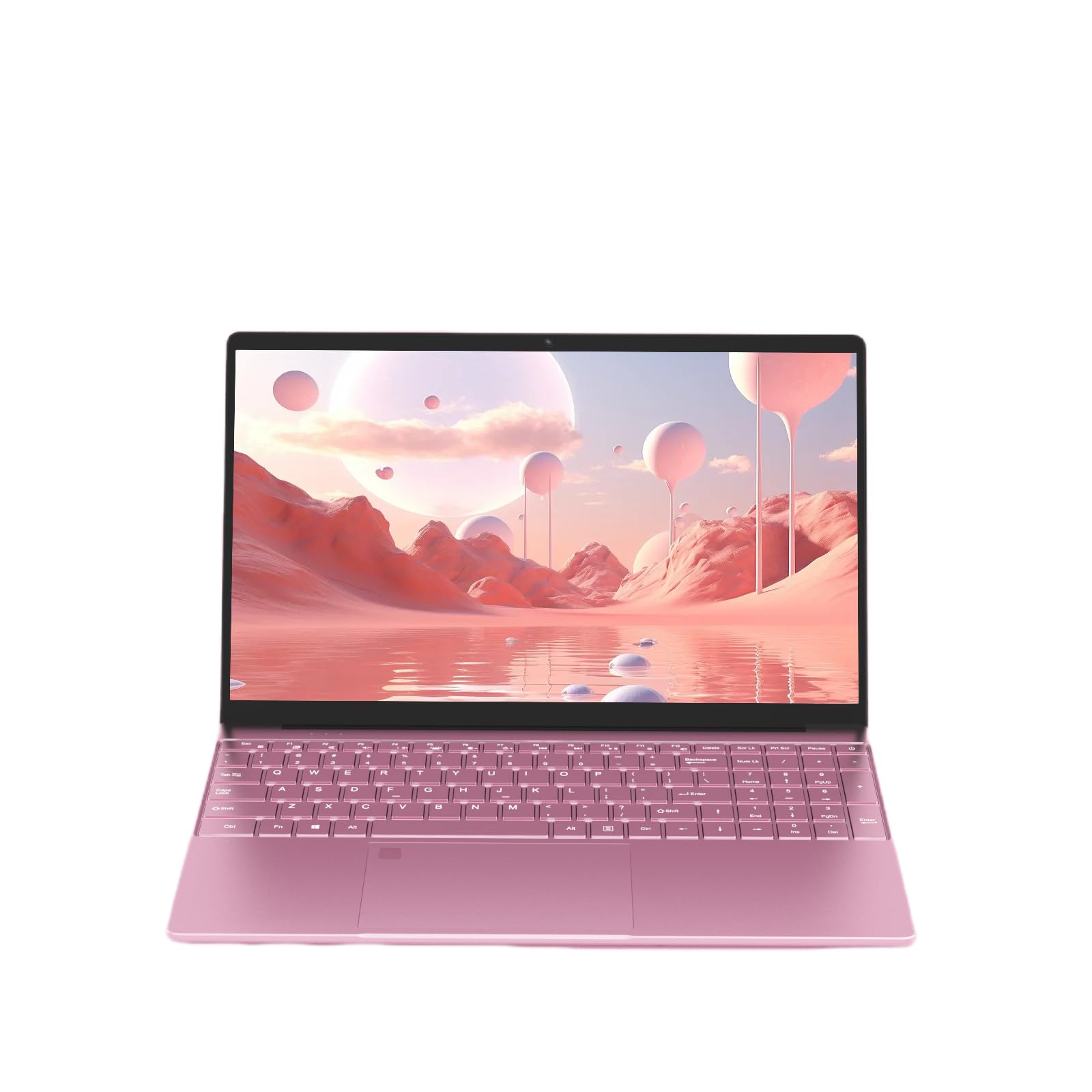 Auusda 15.6" Laptop Computer, 16GB RAM, 1TB NVMe, 4C4T N95 Up to 3.4GHz, FHD Display, Backlit Keyboard, Fingerprint Reader, Big 8000mAh Battery, Win11 Pro, Upgradable to 10TB Storage, Silver, T152A