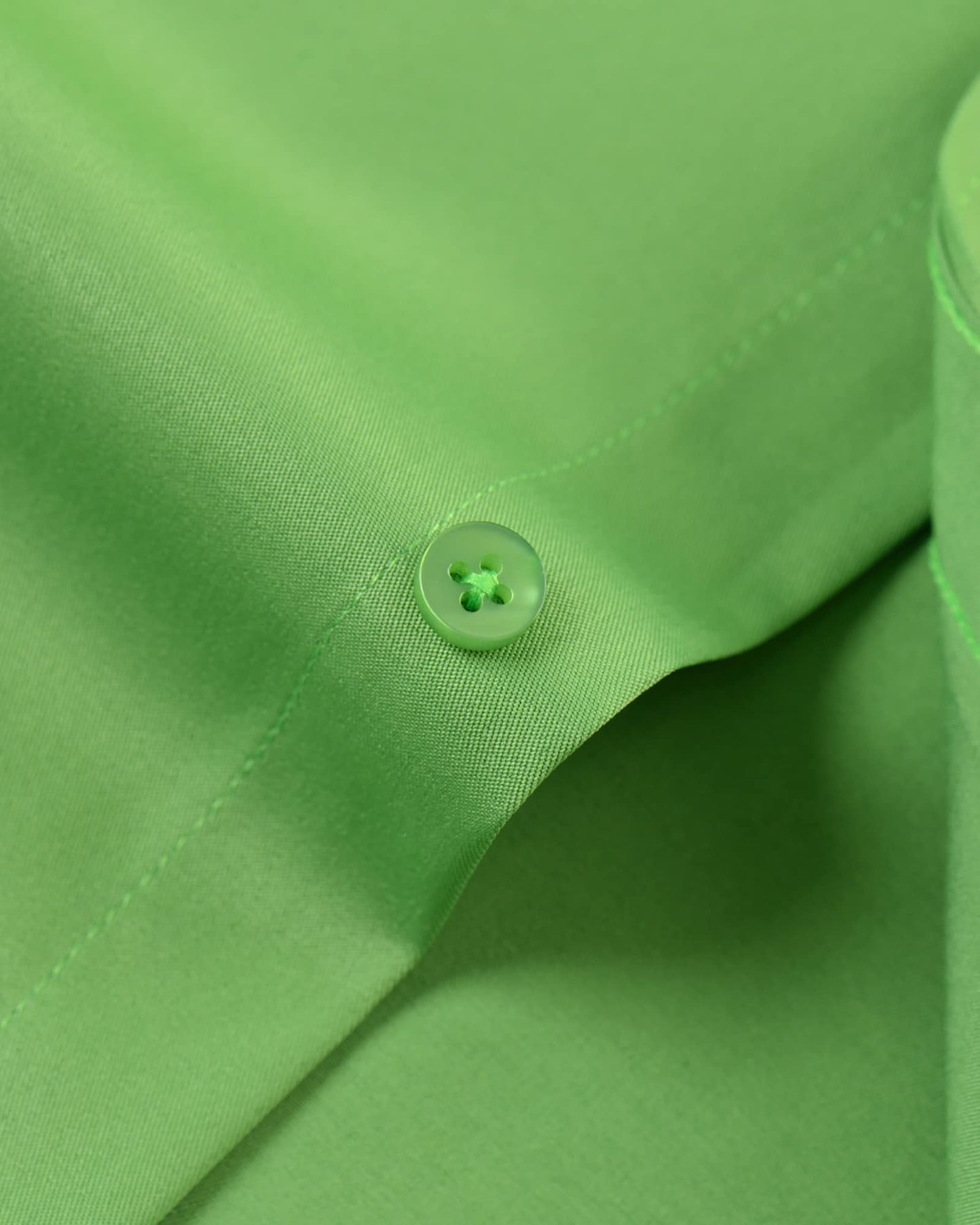 J.VER Men's Dress Shirts Solid Long Sleeve Stretch Wrinkle-Free Formal Shirt Business Casual Button Down Shirts White