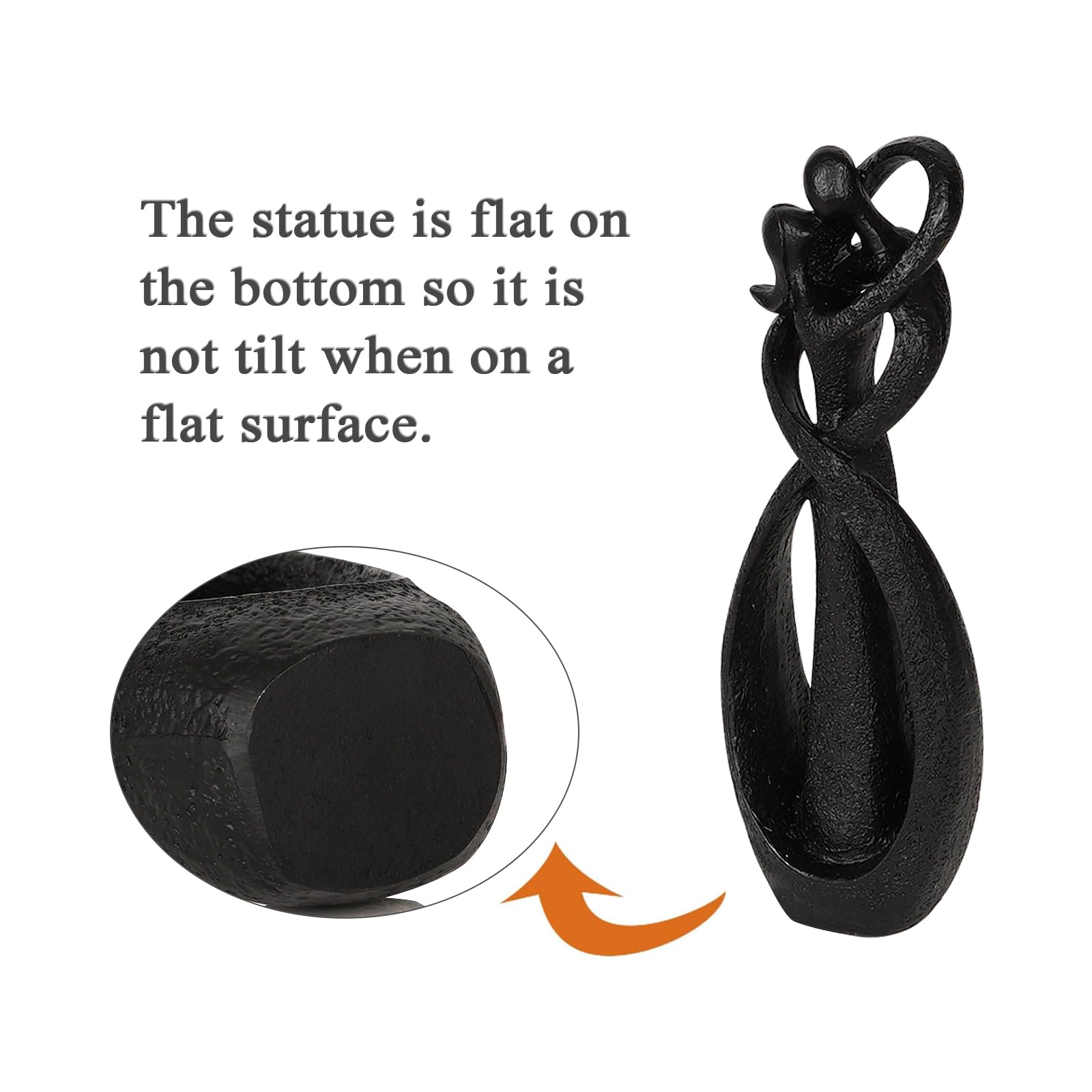 Trycooling Kissing Lovers Statue Abstract Sculpture Resin Statues 