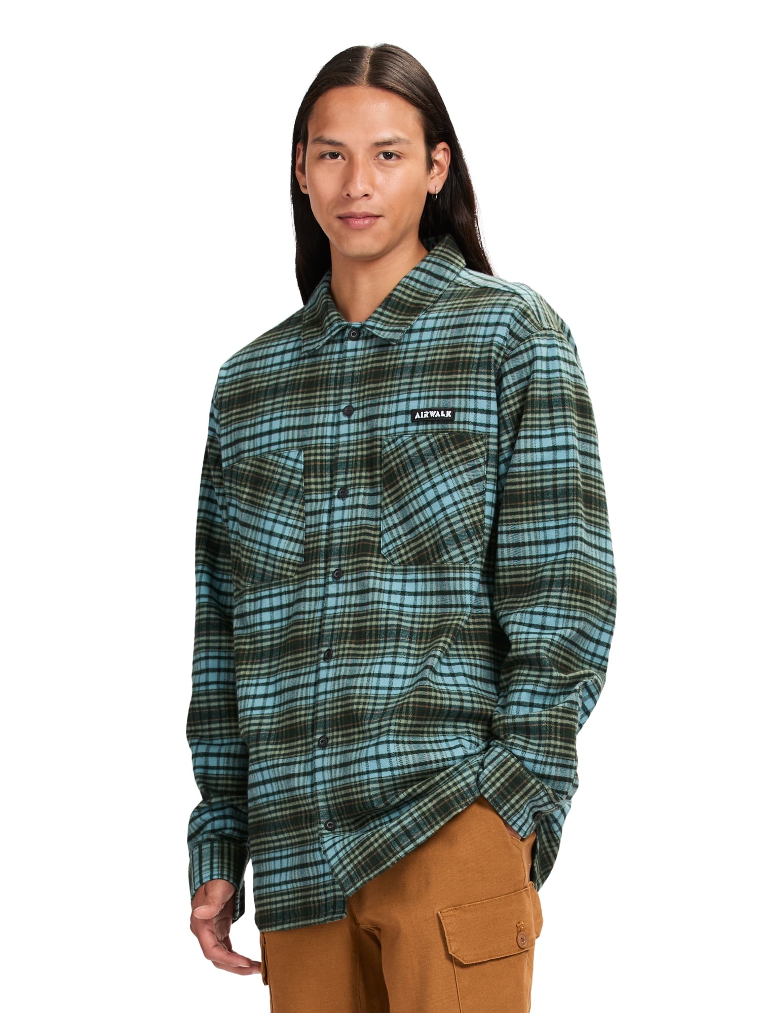 Airwalk Men's & Big Men's Long-Sleeve Flannel Shirt, Sizes XS-3XL