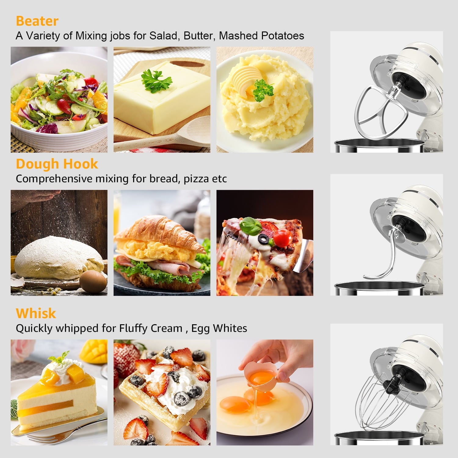 Ailessom 6QT Stand Mixer