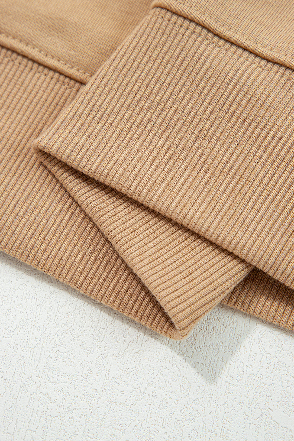 Black Preppy Striped Sleeve Loose Sweatshirt