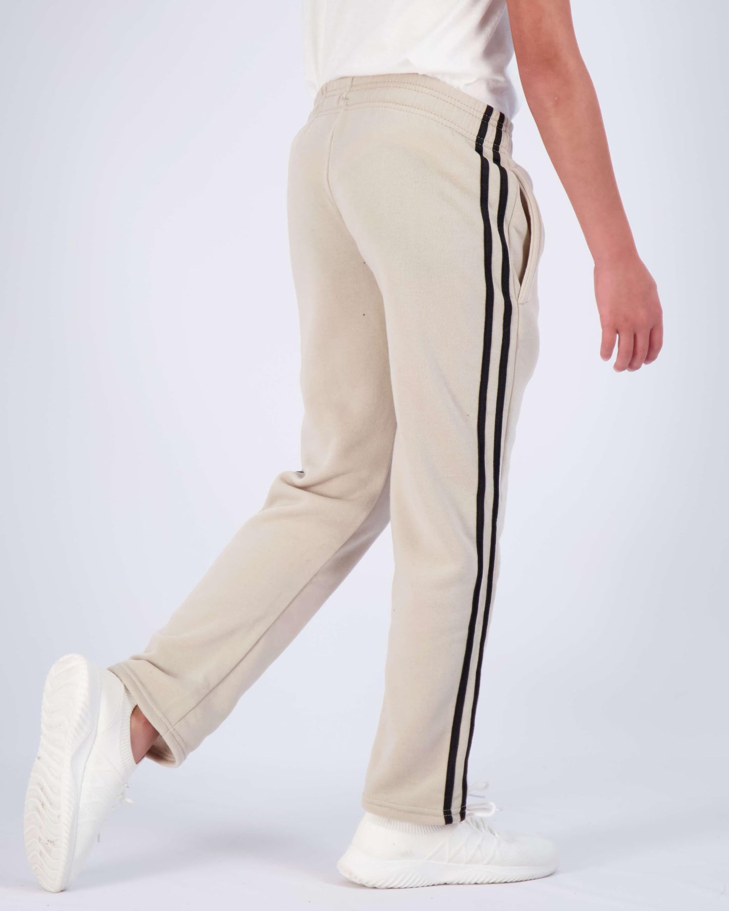 Real Essentials 3 Pack: Boys Tech Fleece Jogger Active Sweatpants with Pockets