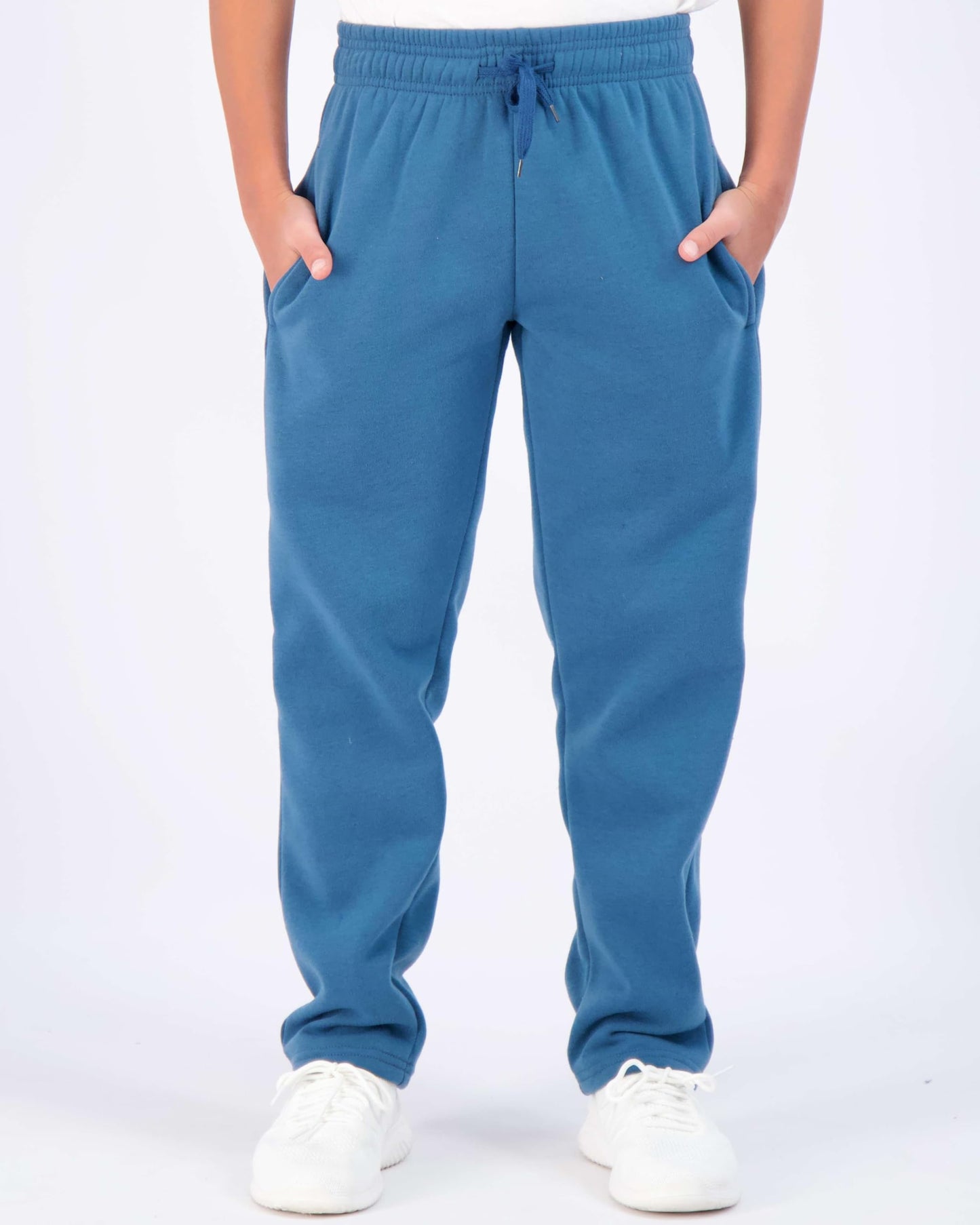 Real Essentials 3 Pack: Boys Tech Fleece Jogger Active Sweatpants with Pockets