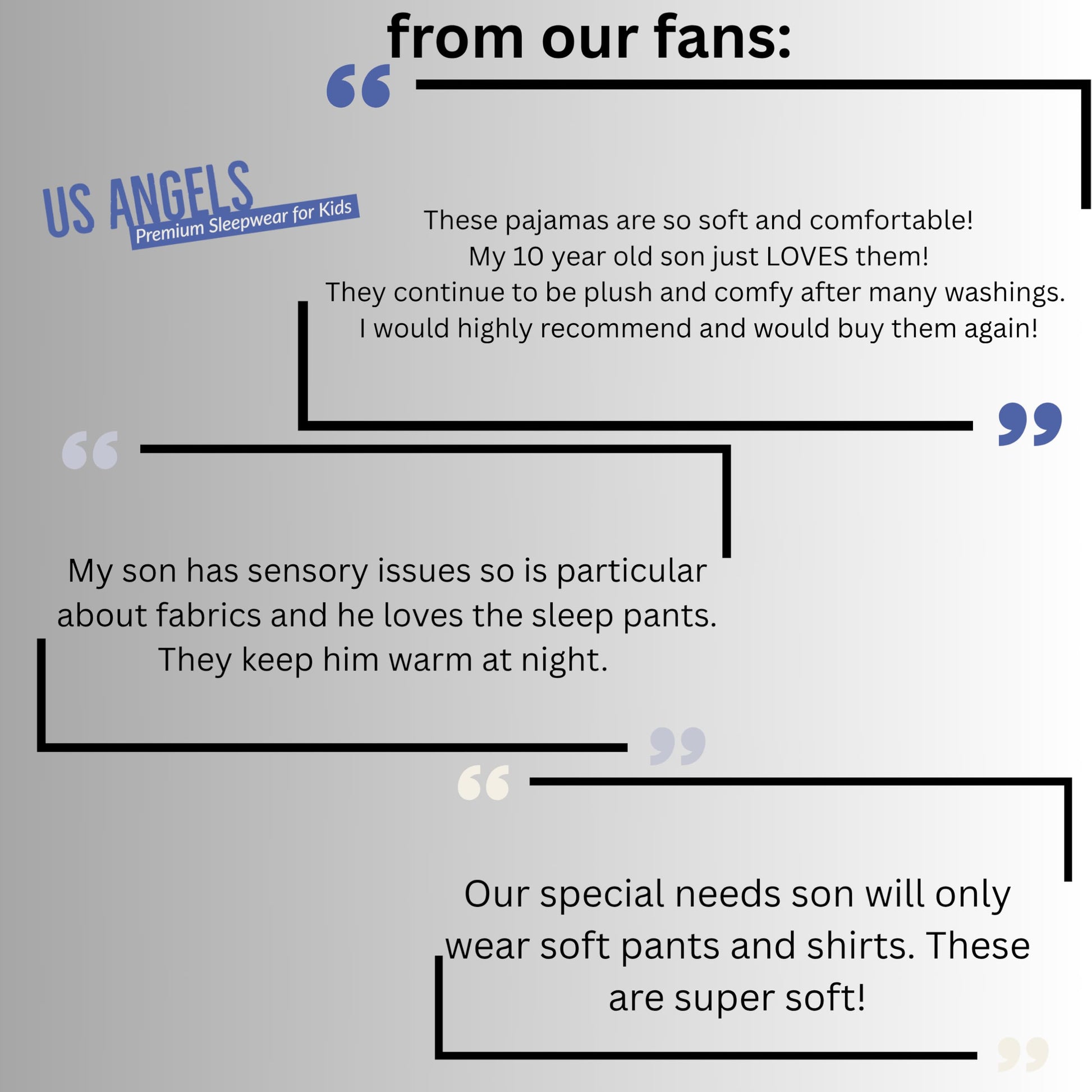 US Angels Boys Pajama Pants - 3 Pack, Boys' Sleepwear.