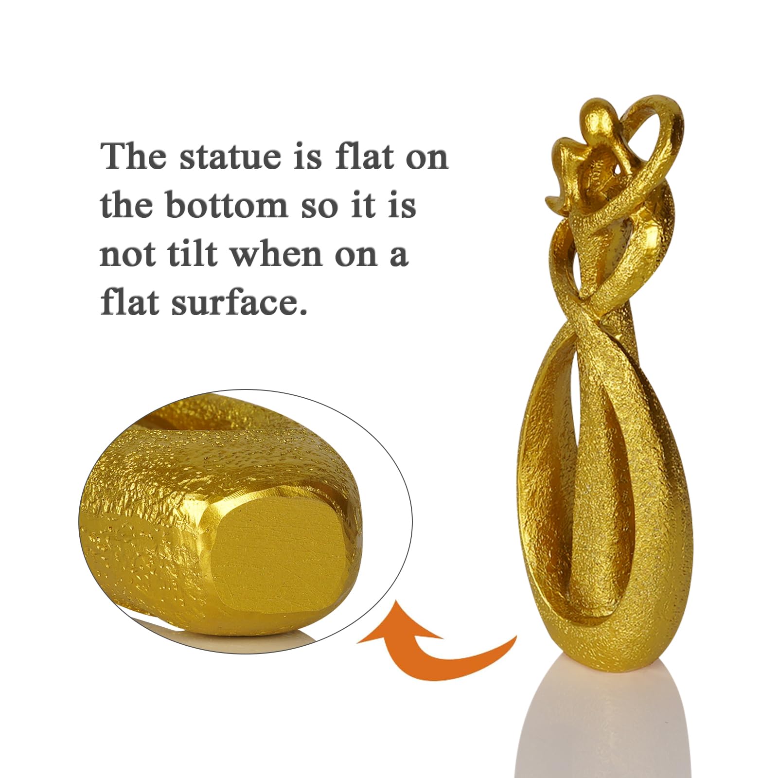 Trycooling Kissing Lovers Statue Abstract Sculpture Resin Statues 