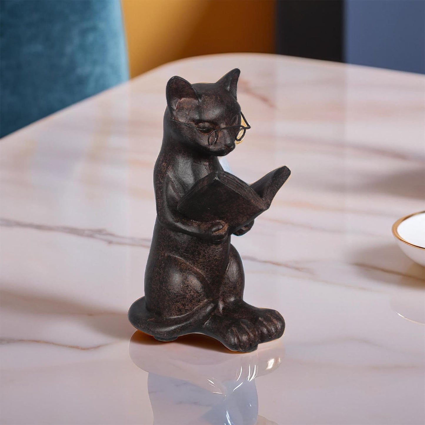 Young's Inc. Cat Figurine - Cute Cat Statue 