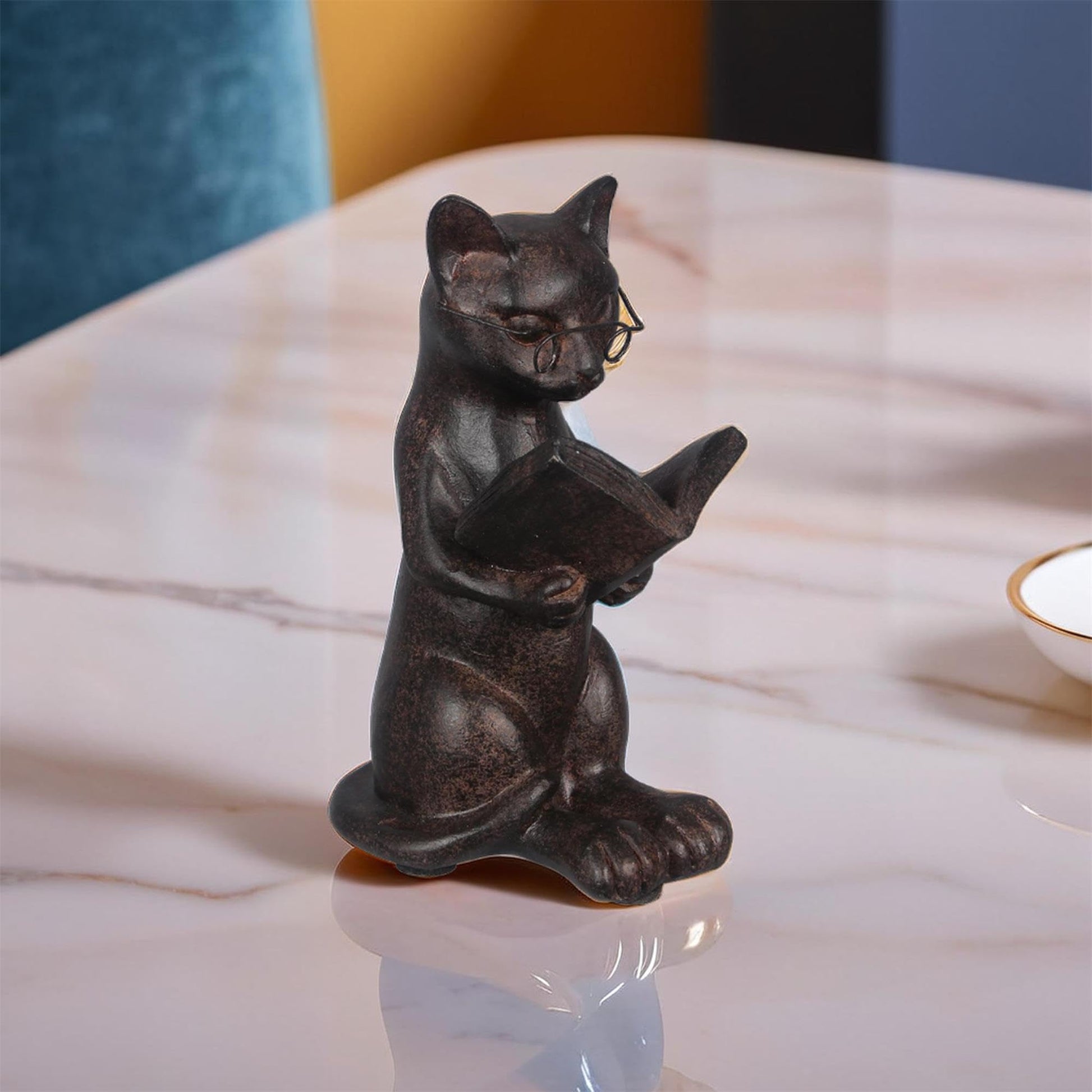 Young's Inc. Cat Figurine - Cute Cat Statue 