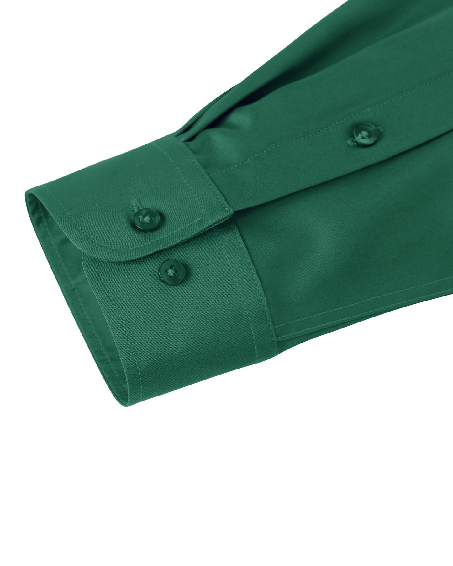 J.VER Men's Dress Shirts Solid Long Sleeve Stretch Wrinkle-Free Formal Shirt Business Casual Button Down Shirts White