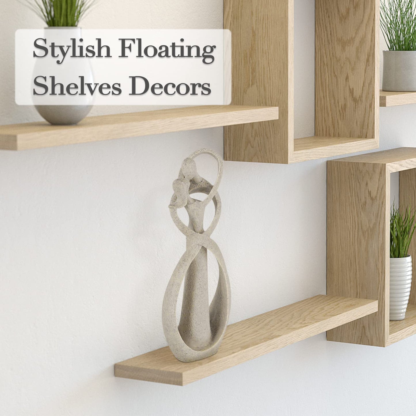 Trycooling Kissing Lovers Statue Abstract Sculpture Resin Statues 