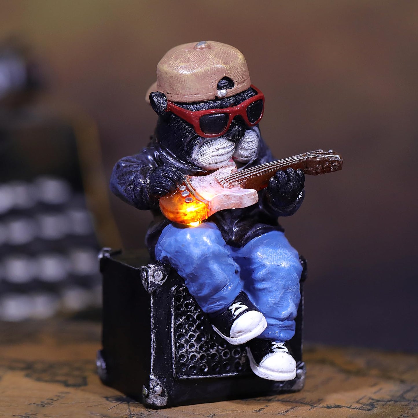 FOXMIS Miniature Frog Garden Statue Gifts Fall Halloween Decorations Fairy