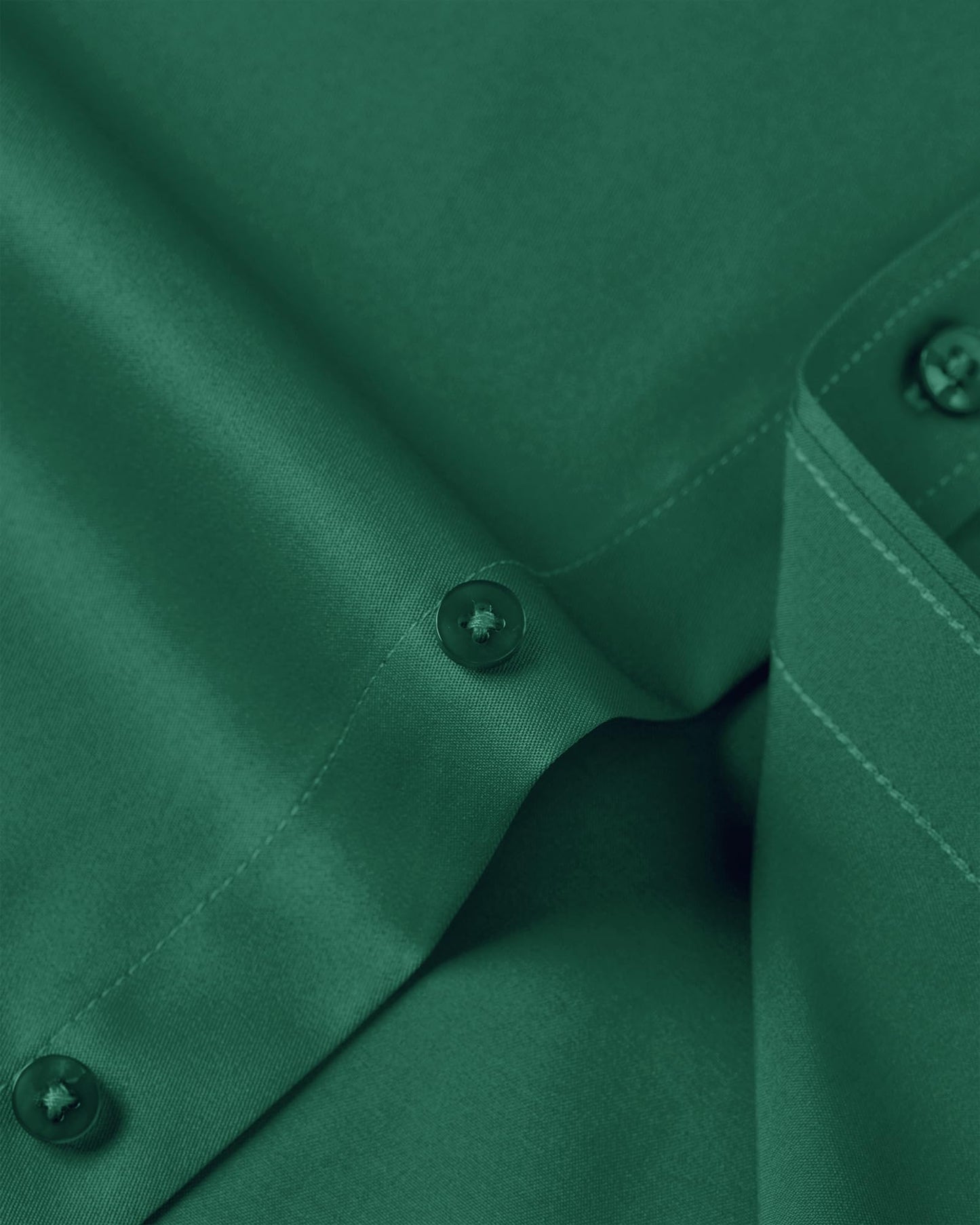 J.VER Men's Dress Shirts Solid Long Sleeve Stretch Wrinkle-Free Formal Shirt Business Casual Button Down Shirts White