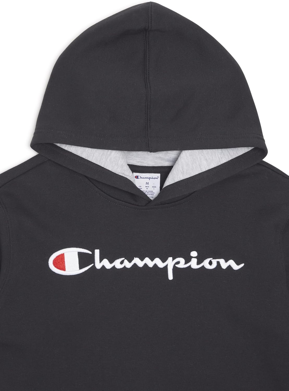 ChampionYouth Powerblend Fleece Hoodie, Signature Black, Small
