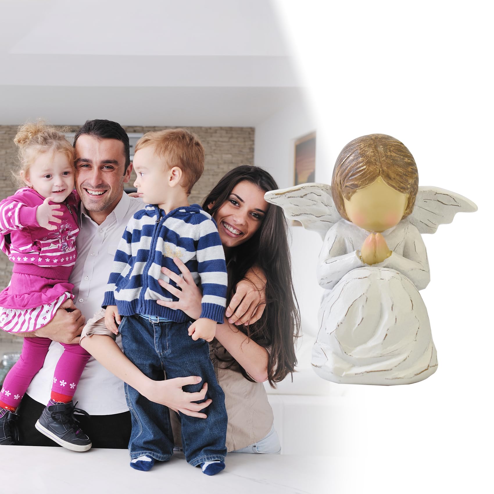 CUNTAUK Guardian Angel Statue, Healing Angel Figurines for Women.