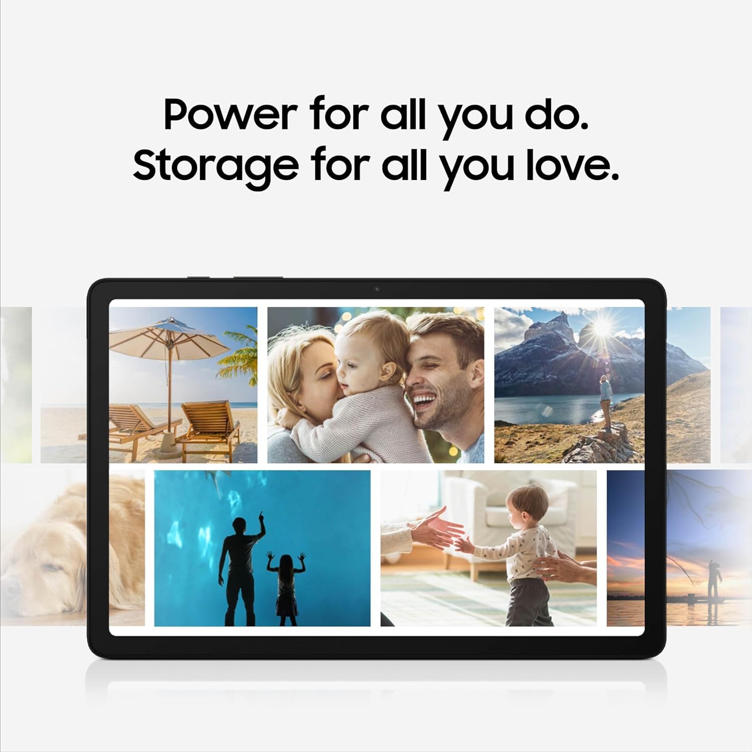 SAMSUNG Galaxy Tab A9+ 11” 64GB Wi-Fi Android Tablet, Big Screen, Quad Speakers, Upgraded Chipset, Multi Window Display, Slim, Light, Durable Design, US Version, 2023, Navy (Renewed)